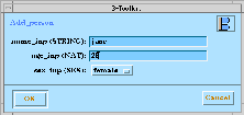 Motif Interface Input